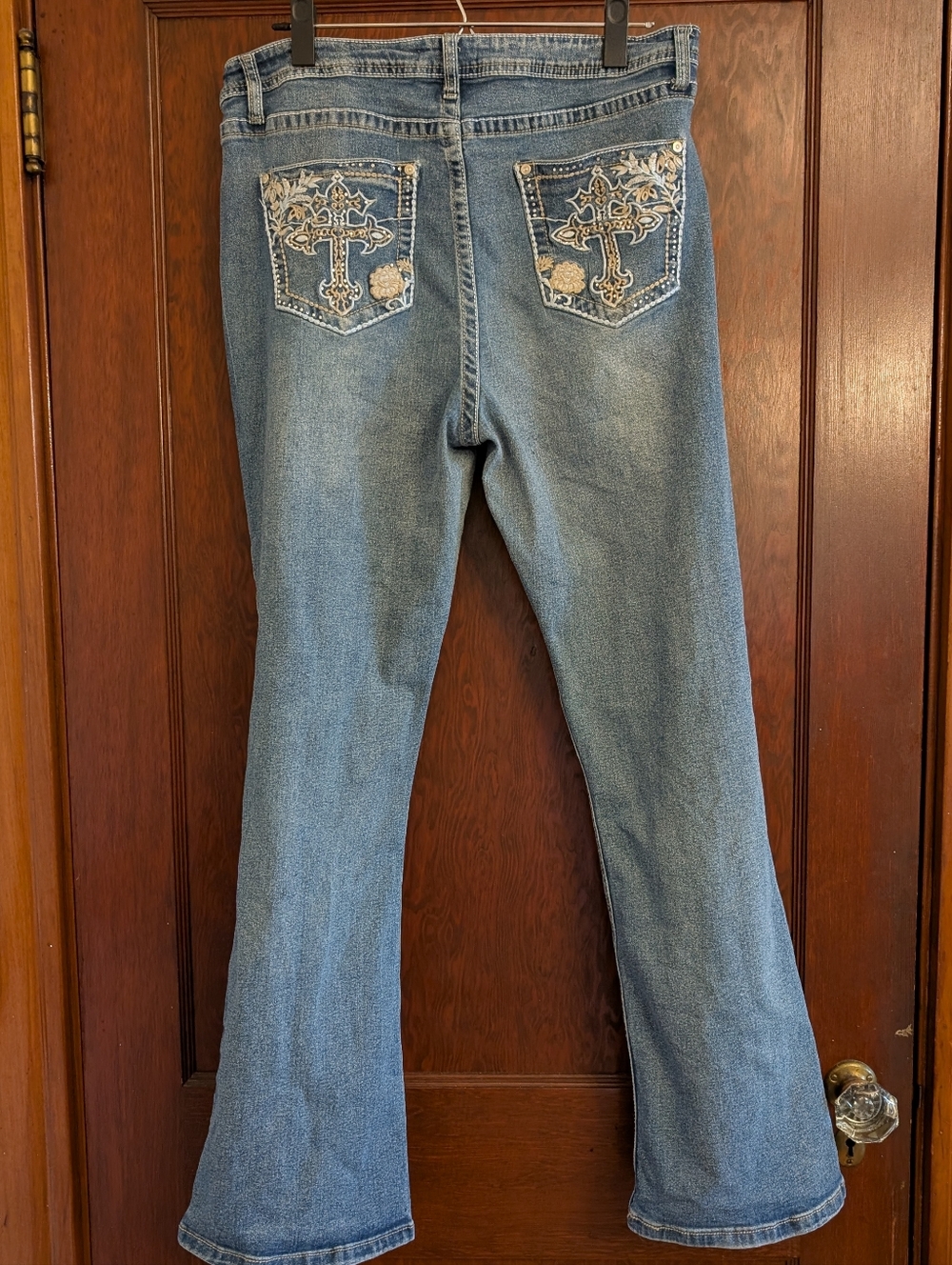Vintage Y2k Harper & Ivy Embellished Flare Jeans